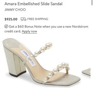 Brand new Jimmy Choo Pearl heels